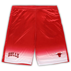 Chicago Bulls Big & Tall Fadeaway Shorts Red - NBA