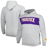 Phoenix Suns Big & Tall Wordmark Pullover Hoodie Heather Gray - NBA