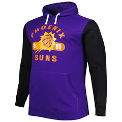 Phoenix Suns Big & Tall Bold Attack Pullover Hoodie Purple/Black - NBA