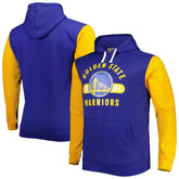 Golden State Warriors Big & Tall Bold Attack Pullover Hoodie Royal/Gold - NBA