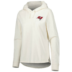 Tampa Bay Buccaneers Women's Ashby Isles Jersey Pullover Hoodie Cream | Tommy Bahama