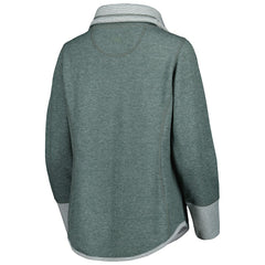Green Bay Packers Women's Sport Sun Fade Full-Zip Sweatshirt Heathered Green | Tommy Bahama