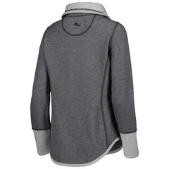 Las Vegas Raiders Women's Sport Sun Fade Full-Zip Sweatshirt Heathered Black | Tommy Bahama