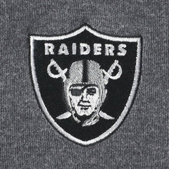 Las Vegas Raiders Women's Sport Sun Fade Full-Zip Sweatshirt Heathered Black | Tommy Bahama