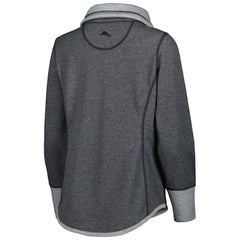 Pittsburgh Steelers Women's Sport Sun Fade Full-Zip Sweatshirt Heathered Black | Tommy Bahama
