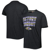 Baltimore Ravens Homage Victory Monday Tri-Blend T-Shirt Charcoal | NFL