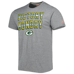 Green Bay Packers Homage Victory Monday Tri-Blend T-Shirt Gray | NFL