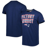 New England Patriots Homage Victory Monday Tri-Blend T-Shirt Navy | NFL
