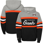 San Francisco Giants Mitchell & Ness Youth Cooperstown Collection Head Coach Pullover Hoodie - MLB