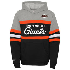 San Francisco Giants Mitchell & Ness Youth Cooperstown Collection Head Coach Pullover Hoodie - MLB