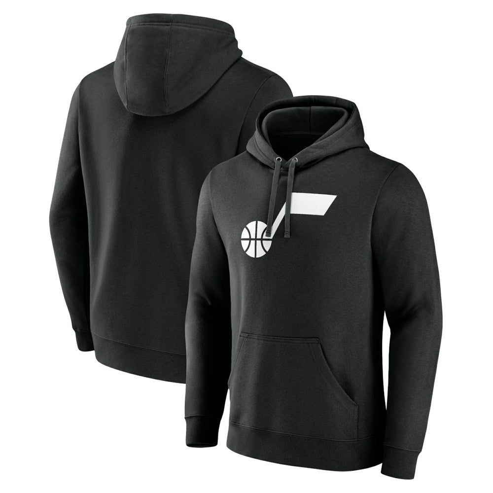 Utah Jazz Alternate Logo Pullover Hoodie Black - NBA