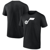 Utah Jazz Primary Logo T-Shirt Black - NBA
