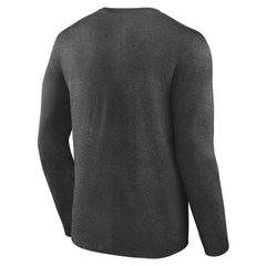 Utah Jazz Primary Logo Team Long Sleeve T-Shirt Heathered Charcoal - NBA