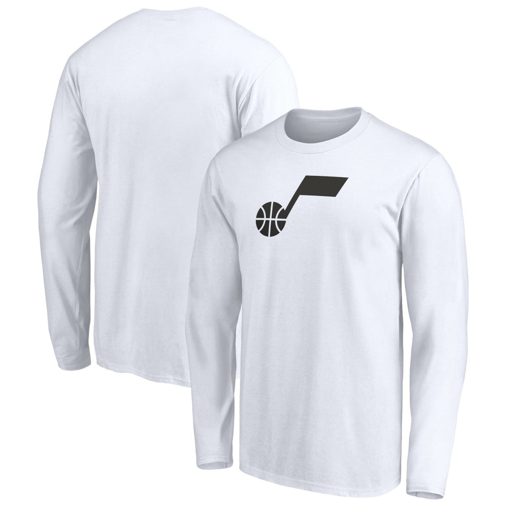 Utah Jazz Primary Logo Team Long Sleeve T-Shirt White - NBA
