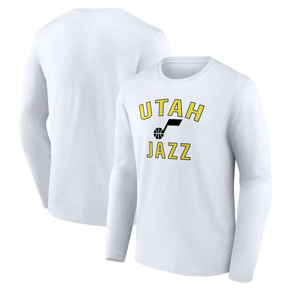 Utah Jazz Victory Arch Team Long Sleeve T-Shirt White - NBA