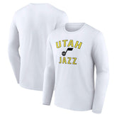 Utah Jazz Victory Arch Team Long Sleeve T-Shirt White - NBA