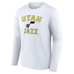 Utah Jazz Victory Arch Team Long Sleeve T-Shirt White - NBA