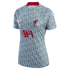 Liverpool Women's 2022/23 Pre-Match Raglan Performance Top Gray | Nike Online