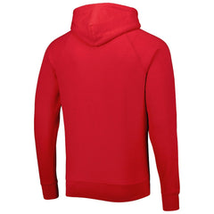 Atlanta Falcons Homage Retro Helmet Tri-Blend Raglan Pullover Hoodie Red | NFL