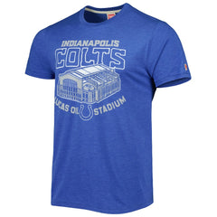 Indianapolis Colts Homage Stadium Tri-Blend T-Shirt Royal | NFL