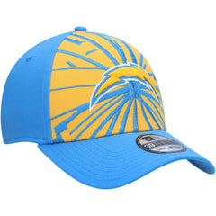 Los Angeles Chargers New Era Shattered 39THIRTY Flex Hat Gold/Powder Blue | NFL