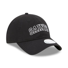 New Orleans Saints New Era Women's Collegiate 9TWENTY Adjustable Hat Black | NFL