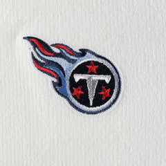 Tennessee Titans Antigua Women's Avenue Raglan Pullover Sweatshirt Cream/Navy | NFL