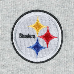 Pittsburgh Steelers Antigua Women's Lightweight Jackpot Raglan Half-Zip Pullover Hoodie Heather Gray | NFL