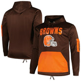 Cleveland Browns Big & Tall Pullover Hoodie Brown | Fanatics