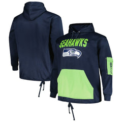 Seattle Seahawks Big & Tall Pullover Hoodie College Navy | Fanatics
