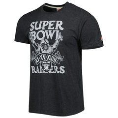 Las Vegas Raiders Homage Super Bowl Classics Tri-Blend T-Shirt Charcoal | NFL