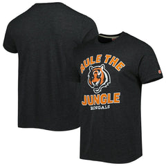 Cincinnati Bengals Homage Hyper Local Tri-Blend T-Shirt Charcoal | NFL
