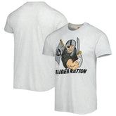 Las Vegas Raiders Homage Hyper Local Tri-Blend T-Shirt Ash | NFL
