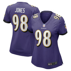 Travis Jones Baltimore Ravens Women's Player Game Jersey Purple | Nike for Sale