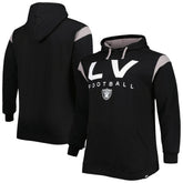 Las Vegas Raiders Big & Tall Call the Shots Pullover Hoodie Black | Fanatics