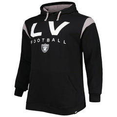 Las Vegas Raiders Big & Tall Call the Shots Pullover Hoodie Black | Fanatics