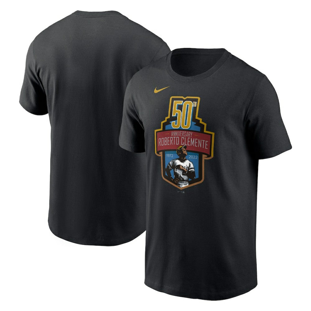 Roberto Clemente Pittsburgh Pirates Nike 50th Anniversary Commemorative T-Shirt - MLB