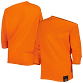 Cincinnati Bengals KIYA TOMLIN Women's Twisted Tri-Blend Asymmetrical 3/4-Dolman Sleeve Sweatshirt Orange | NFL