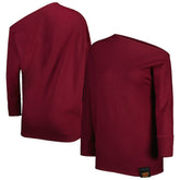 Washington Commanders KIYA TOMLIN Women's Twisted Tri-Blend Asymmetrical 3/4-Dolman Sleeve Sweatshirt Burgundy | NFL