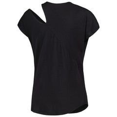 Kansas City Chiefs KIYA TOMLIN Women's Cut Out Tri-Blend Shirt Black | NFL