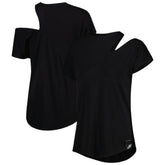 Philadelphia Eagles KIYA TOMLIN Women's Cut Out Tri-Blend Shirt Black | NFL