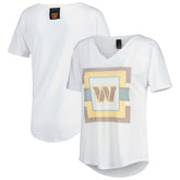 Washington Commanders KIYA TOMLIN Women's V-Neck T-Shirt White | NFL