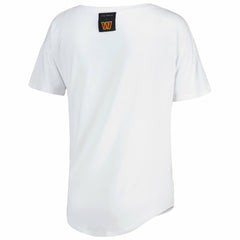Washington Commanders KIYA TOMLIN Women's V-Neck T-Shirt White | NFL