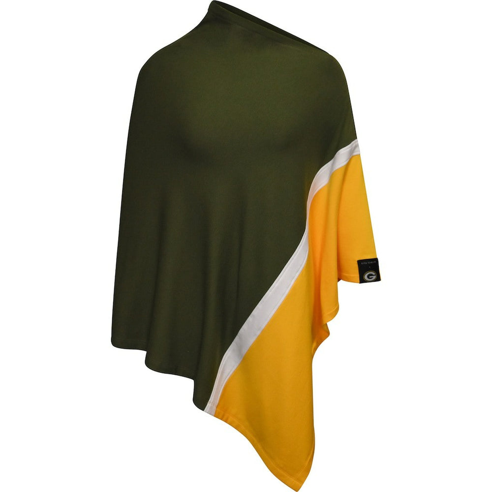 Green Bay Packers KIYA TOMLIN Women's Contraband Tri-Blend Poncho | NFL