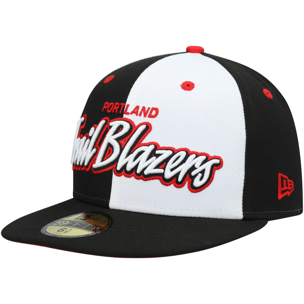 Script Pinwheel 59FIFTY Fitted Hat Black/White - NBA