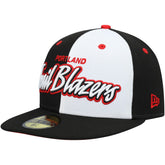 Script Pinwheel 59FIFTY Fitted Hat Black/White - NBA