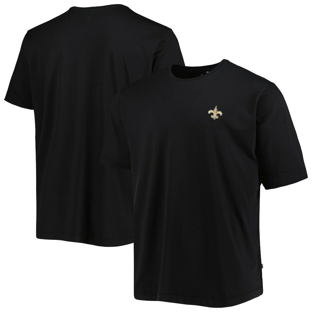 New Orleans Saints Bali Skyline T-Shirt Black | Tommy Bahama