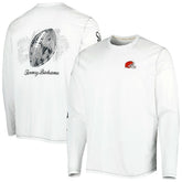 Cleveland Browns Laces Out Billboard Long Sleeve T-Shirt White | Tommy Bahama