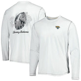 Jacksonville Jaguars Laces Out Billboard Long Sleeve T-Shirt White | Tommy Bahama