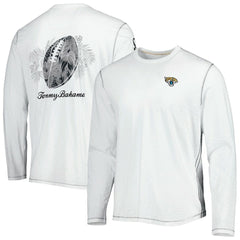 Jacksonville Jaguars Laces Out Billboard Long Sleeve T-Shirt White | Tommy Bahama